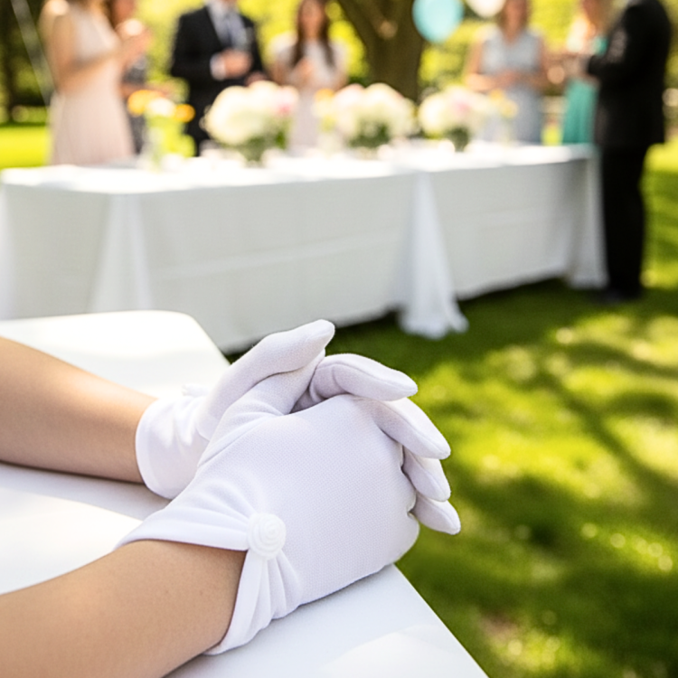 Rękawiczki komunijne R08