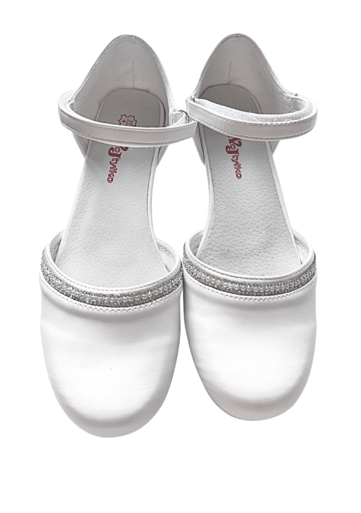 Buty białe komunijne W23