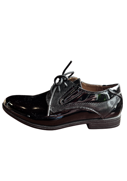 Buty lakierowane komunijne czarne