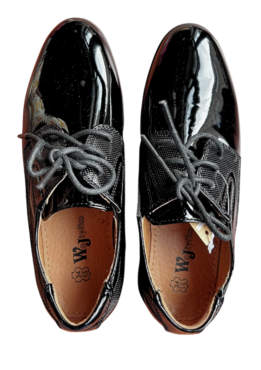 Buty lakierowane komunijne czarne