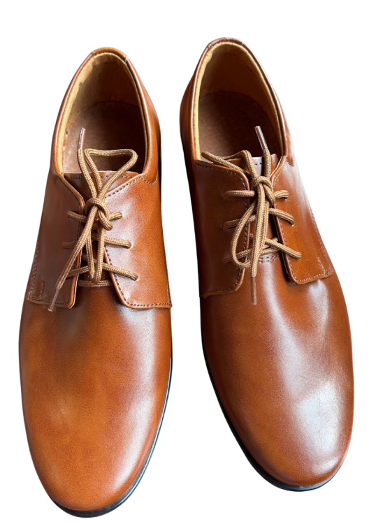 Buty brązowe komunijne