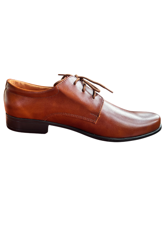 Buty brązowe komunijne