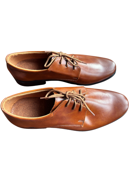 Buty brązowe komunijne